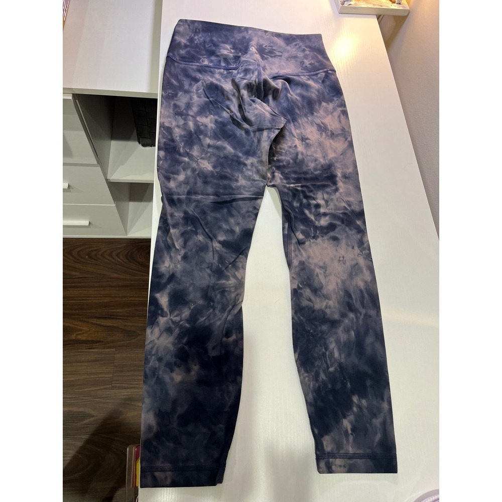 Lululemon High-Rise 25" Diamond‎ Dye Naval Blue Size 8